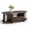 Moderner Couchtisch, aus Holz, Farbe: dunkelbraun